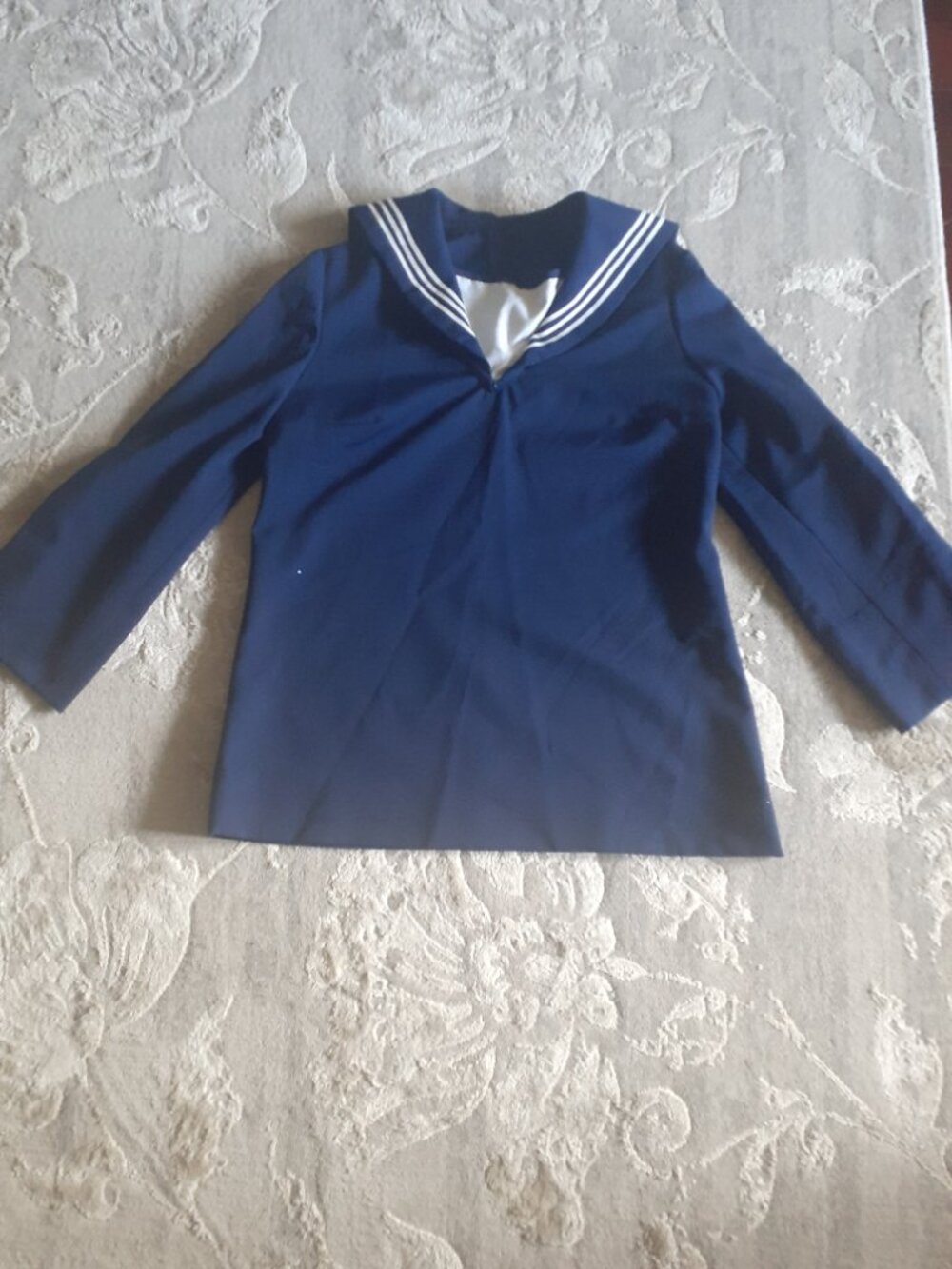 Navy blue sailor top